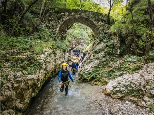 canyoning in Slovenia