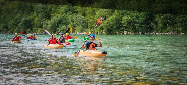 kayak Bovec Slovenia