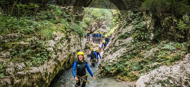 canyoning Slowenien